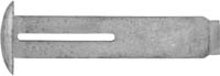 Wedge Key, slotted for capture pin, wax cast steel